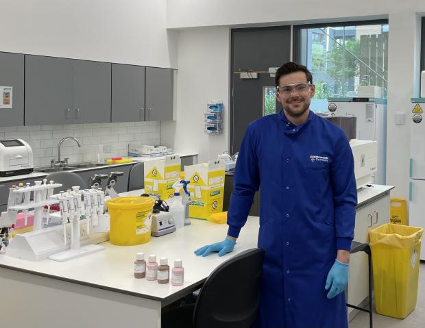 Rhyl Journal: PhD student Kieran Smith from Newcastle University who oversaw the glucose monitoring and analysed the data for the study (Newcastle University/PA)