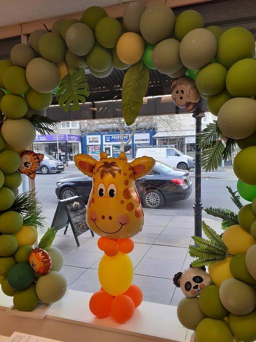 Rhyl Journal: A jungle window created by Ballooning Marvellous. Photo: Paul Williams