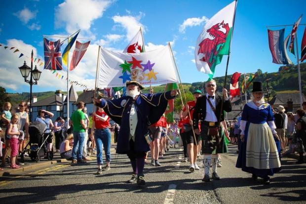 Rhyl Journal: The Eisteddfod parade through Llangollen in 2019.