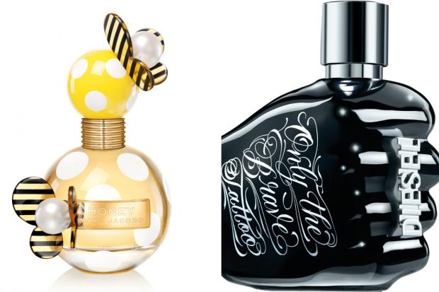 Rhyl Journal: (Left) Marc Jacobs Honey EDP and (right) Diesel Only the Brave Tattoo EDT (The Perfume Shop/Canva)