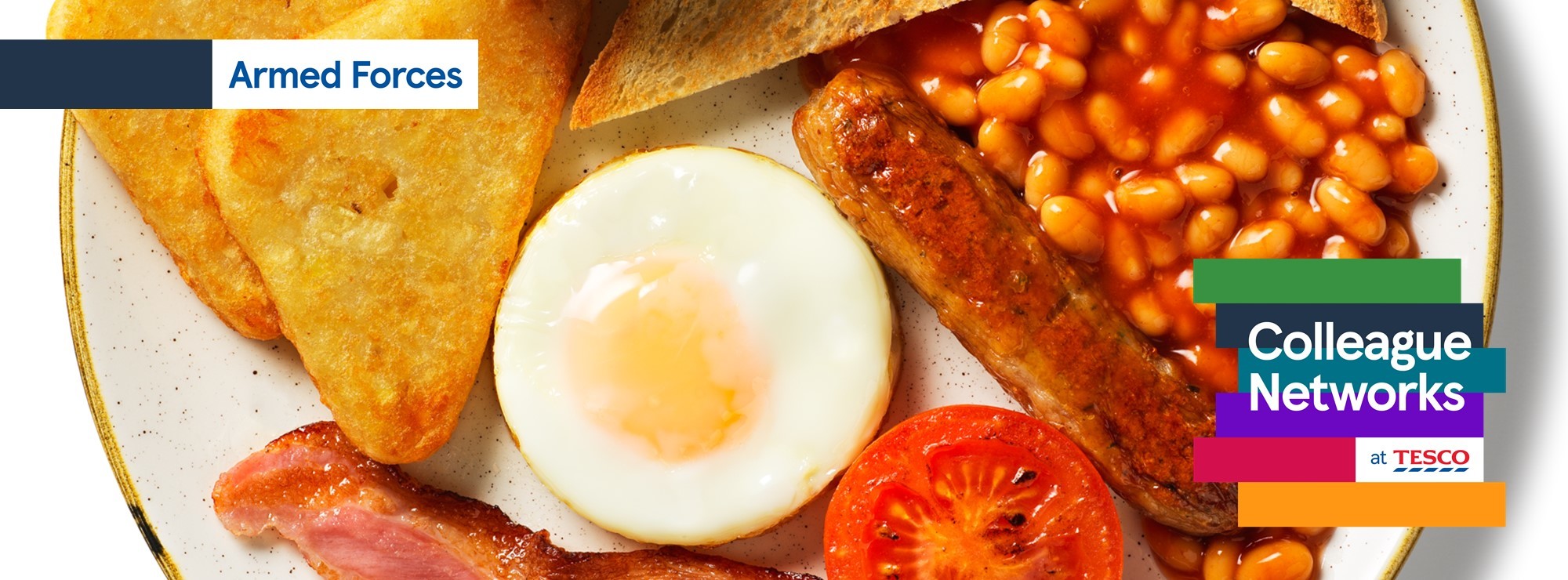 Free hot breakfast at Tesco on Sunday, June 26 for members of the Armed Forces.