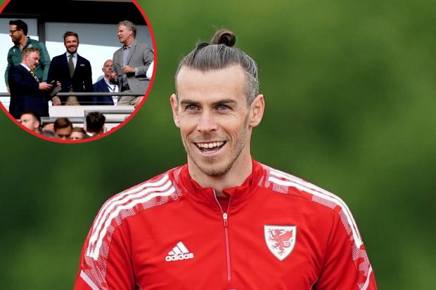 Gareth Bale. (Inset - Ryan Reynolds, David Beckham and Will Ferrell). (PA)