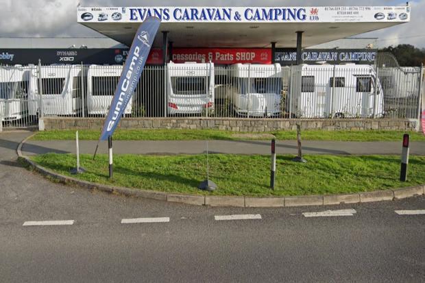 Evans Caravan and Camping. Photo: GoogleMaps