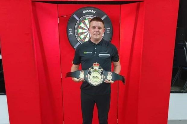 Wales Amateur Darts Circuit champion David Davies, of Denbigh