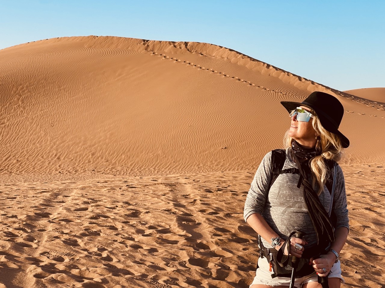 Jules Peters said she may be back in Wales but her heart is still in the Sahara.