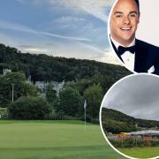 Abergele Golf Club site; Ant and Dec and work taking place ahead of I'm a Celeb at Gwrych Castle