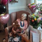 Edith Hall on her birthday