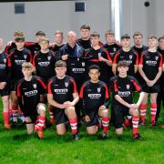 Rhyl RFC youth team, sponsored by NWPS, who made the long trip to Vardre RFC. Photo: Paul Brookes