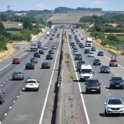The M4 between Cardiff and Newport is predicted to be amongst the busiest roads this weekend.  (Picture: PA Wire)