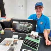 Steve Guinness will be bringing his famous lego typewriter to the event.
