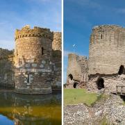 Beaumaris and Rhuddlan castles.