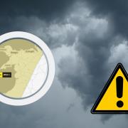 Rhyl will be affected by the weather warning for wind on Wednesday, October 2 (Met Office/Canva)