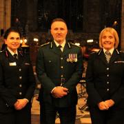 Emergency services carol evening at St Asaph Cathedral. Photos: NWP