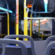 Picture of bus interior. Photo credit: Pixabay