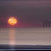 Susan Theresa Roughley shared this image of the sunset off Prestatyn.