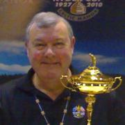 Roger Lewis with the Ryder Cup
