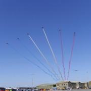 The Red Arrows at RAF Valley, August 2022