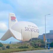 The Skyflyer in Rhyl this morning (June 29)