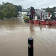 Flooding at The New Inn, Dyserth