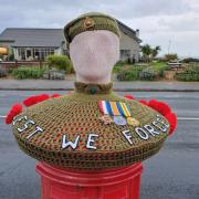The tribute in Rhyl to the fallen