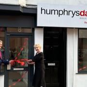 Chris and Nia Dawson open Humphrys Dawson's new Rhyl premises