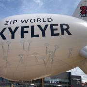 The Skyflyer in Rhyl following an inflation last year