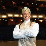 Chico at the Rhyl Pavilion Theatre ahead of the show opening.