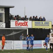 A photo from Rhyl's 1-0 win against Bethesda Athletic
