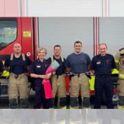 Crew at St Asaph Retained Duty System (RDS) station