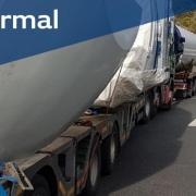 The abnormal load will be escorted on January 3