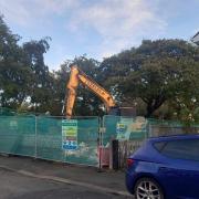 The bungalow purchased by Denbighshire County Council six years ago has been demolished