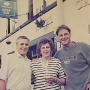 Frank Constantine during his time as Royal Oak landlord, alongside wife Sue.