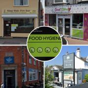 Some of the businesses that were rated.,
