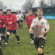 CPD Y Rhyl celebrated victory over Nantlle Vale.