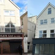 32 Bodfor Street before and after its renovation