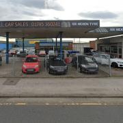 The LL Car Sales site in Rhyl.