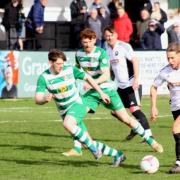 A photo from Rhyl's 0-0 draw with Brickfield Rangers