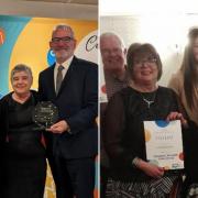 Rhyl Tourist Information Centre and Denmore Premier Food Store both won prizes at the Rhyl BID Business Awards 2024