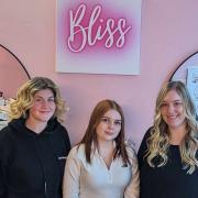 (L-R) Emily, Erin, and Bliss owner Casey.