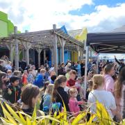 The Beach Hut in Prestatyn hosted an Easter Egg-stravaganza party!