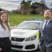 Kelsey Reed and Ashley Rogers from North Wales Police and Community Trust (PACT) Picture by Mandy Jones