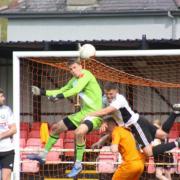 A photo from Rhyl's 3-0 defeat at Conwy Borough