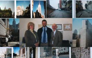 Harriette Heller, Gerry Frobisher and Jerry Pannozzo and images Gerry took on his camera during his trip to New York - six weeks after 9/11