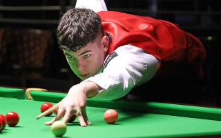 Liam Davies became the youngest winner of a World Championship match in his run through the qualifiers. Picture: World Snooker Tour.