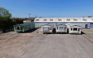 A Rhuddlan static caravan storage site could soon be converted into a gym training future Olympians!