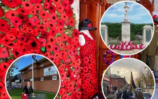 Remembrance Sunday across Conwy and Denbighshire.