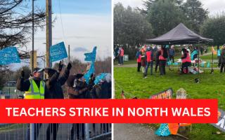 LIVE: Teachers in North Wales strike today over pay