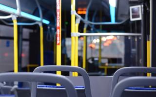 Picture of bus interior. Photo credit: Pixabay