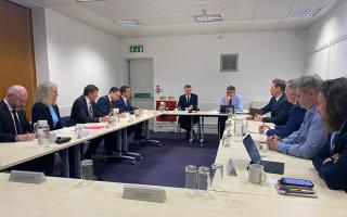 The roundtable took place in Llandudno Junction